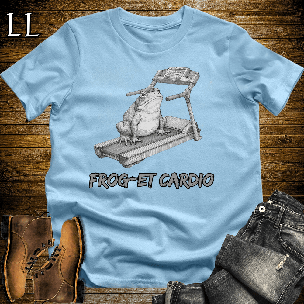 Gym Beast Froget Cardio Light Blue | Forget Cardio Shirt Gym Beast Quote Tee