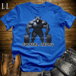 Fur Real Strong Shirt Royal Blue | Funny Gym Quote Tee