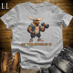 Gym Beast Get Your Mooscles Up Sport Grey | Get Your Mooscles Up Gym Beast Tee