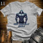 Gym Beast Hissterically Swole Sport Grey | Hissterically Swole Gym Beast Quote Tee