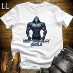 Gym Beast Hissterically Swole White | Hissterically Swole Gym Beast Quote Tee