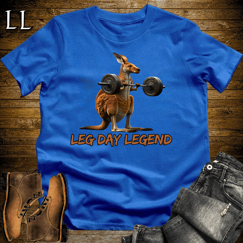 Gym Beast Leg Day Legend - Royal - LegacyLayers
