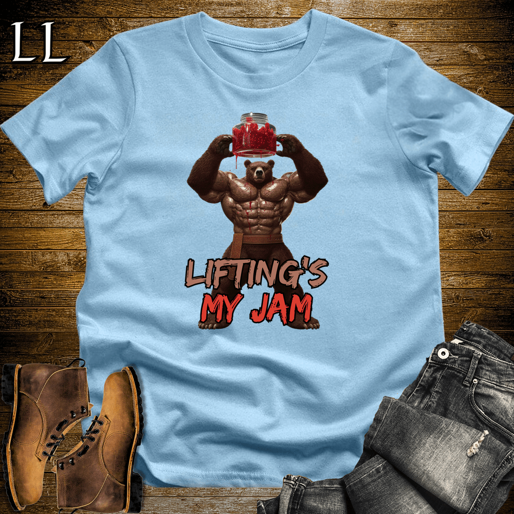 Gym Beast Liftings My Jam - Light Blue - LegacyLayers