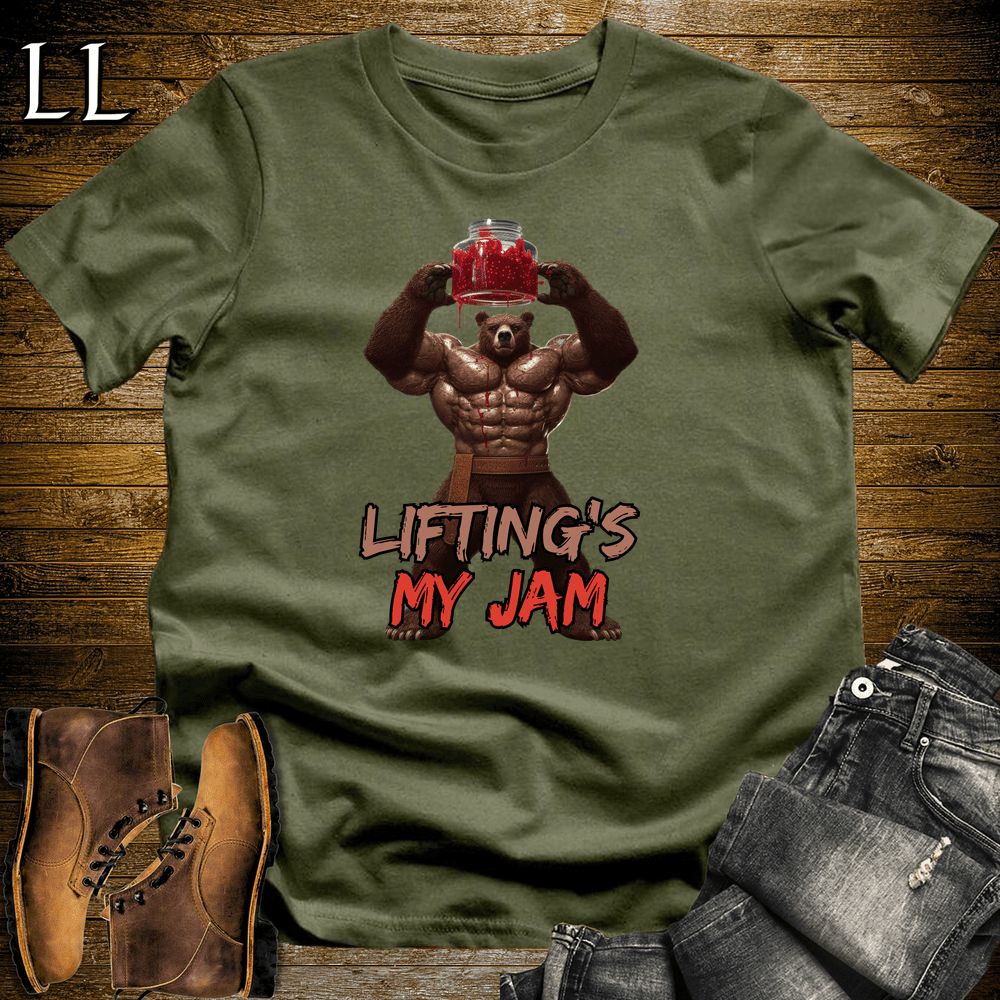 Gym Beast Liftings My Jam - Military Green - LegacyLayers