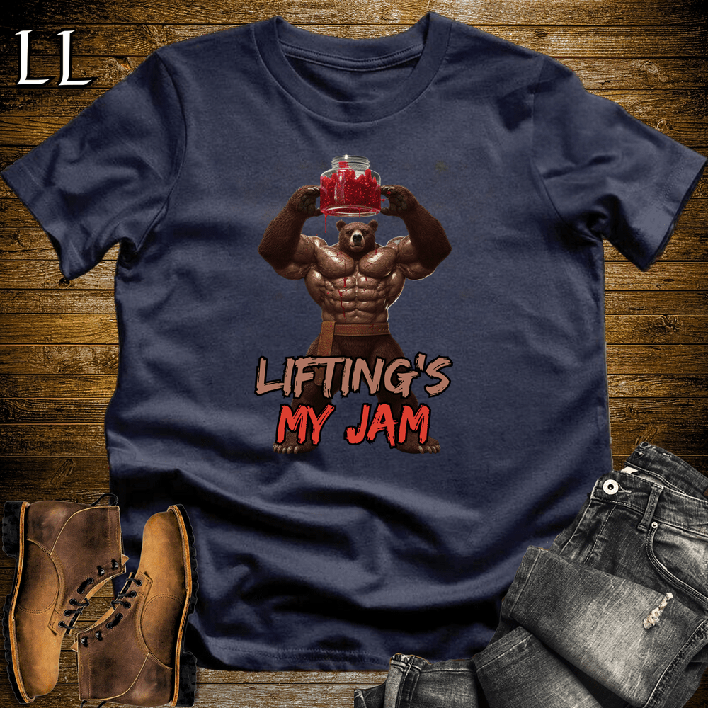 Gym Beast Liftings My Jam - Navy - LegacyLayers