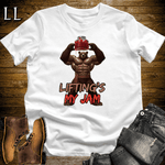 Gym Beast Liftings My Jam - White - LegacyLayers