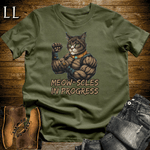 Gym Beast Meowscles In Progress - Military Green - LegacyLayers