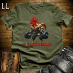 Gym Beast No Cluckin Around Military Green | Funny Attitude Tee
