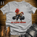 Gym Beast No Cluckin Around Sport Grey | Funny Attitude Tee