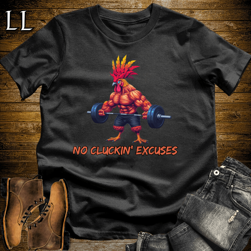 Gym Beast No Cluckin Excuses - Black - LegacyLayers
