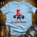 Gym Beast No Cluckin Excuses - Light Blue - LegacyLayers