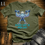 Gym Beast Octopus Every Day Is Arm Day - Military Green - LegacyLayers