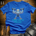 Gym Beast Octopus Every Day Is Arm Day - Royal - LegacyLayers