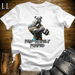 Gym Beast Pawsitively Pumped - White - LegacyLayers