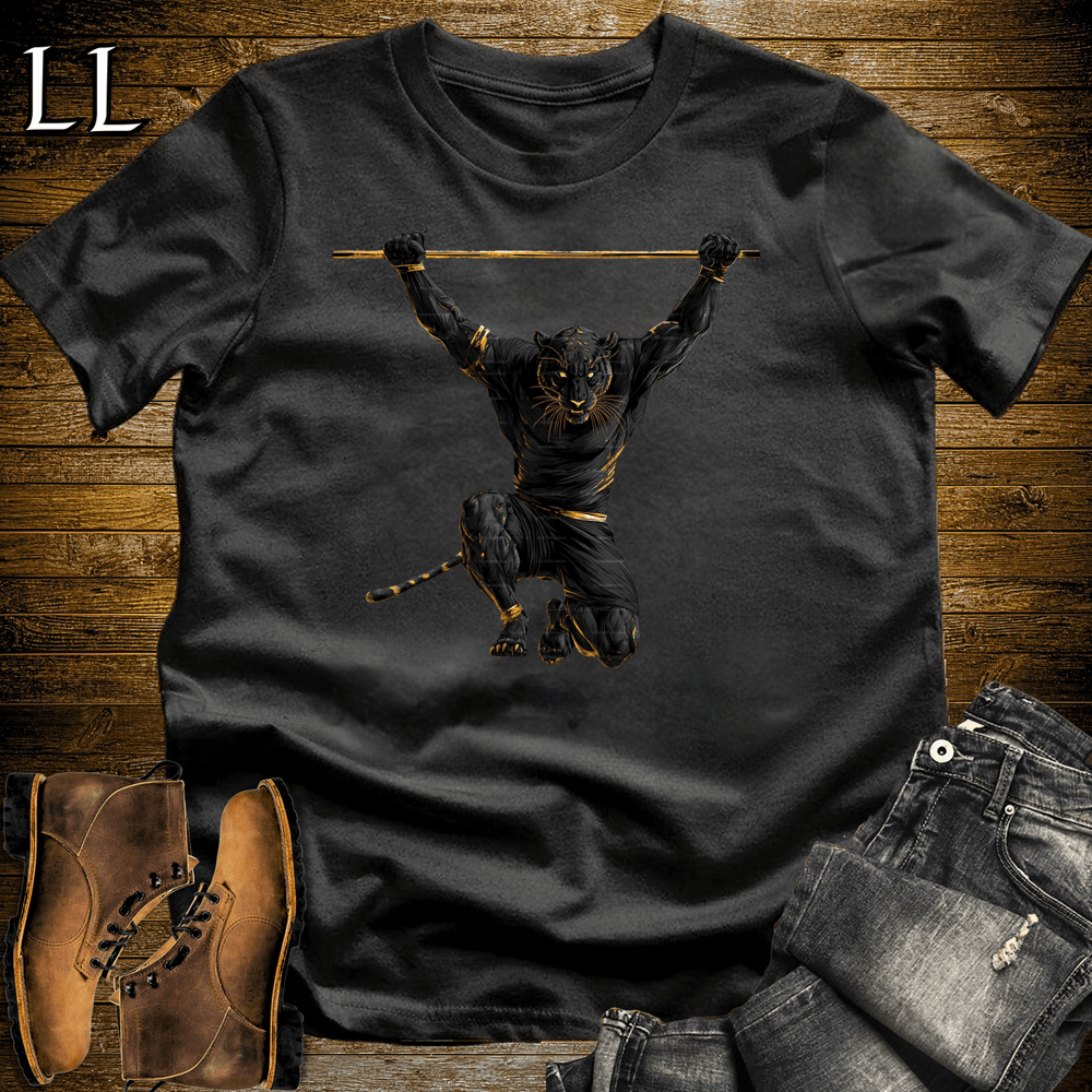 Gym Beast Pull Up Black Tiger Black | Tiger Gym Shirt
