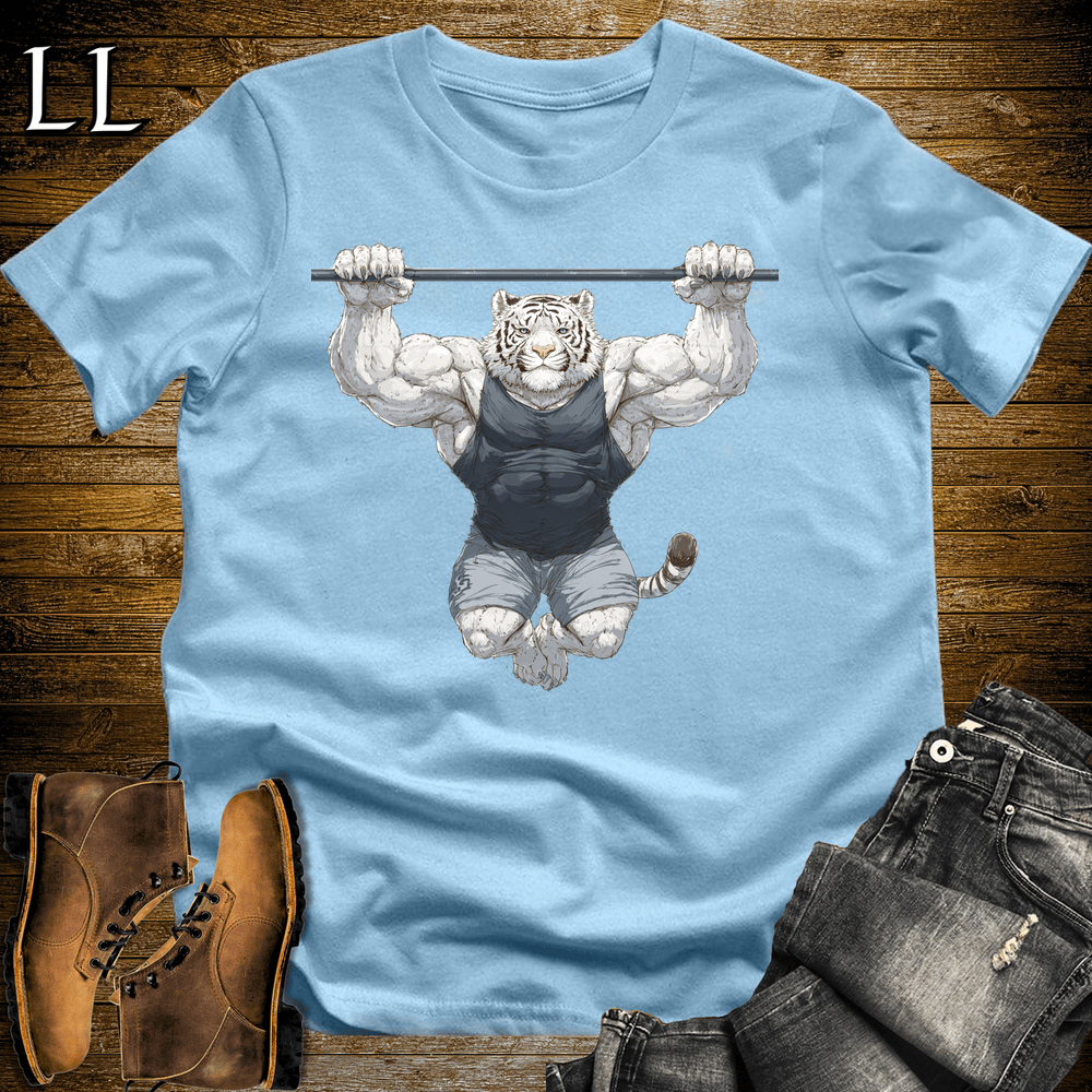 Gym Beast Pull Up Siberian Tiger - Light Blue - LegacyLayers