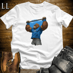 Gym Beast Pullup Blue Gorilla - White - LegacyLayers