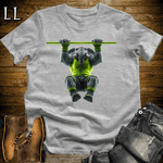 Pullup Green Elephant Sport Grey | Back Strength Tee