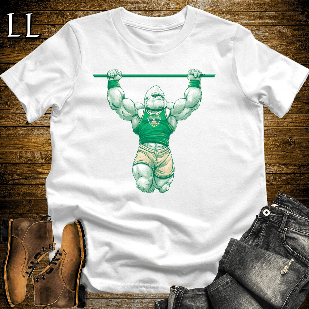 Gym Beast Pullup Green Gorilla - White - LegacyLayers