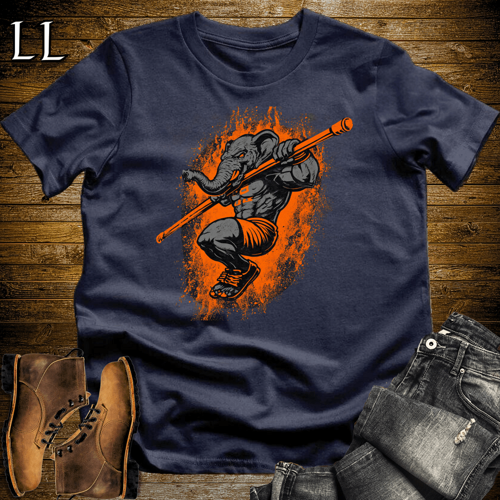 Gym Beast Pullup Orange Elephant - Navy - LegacyLayers