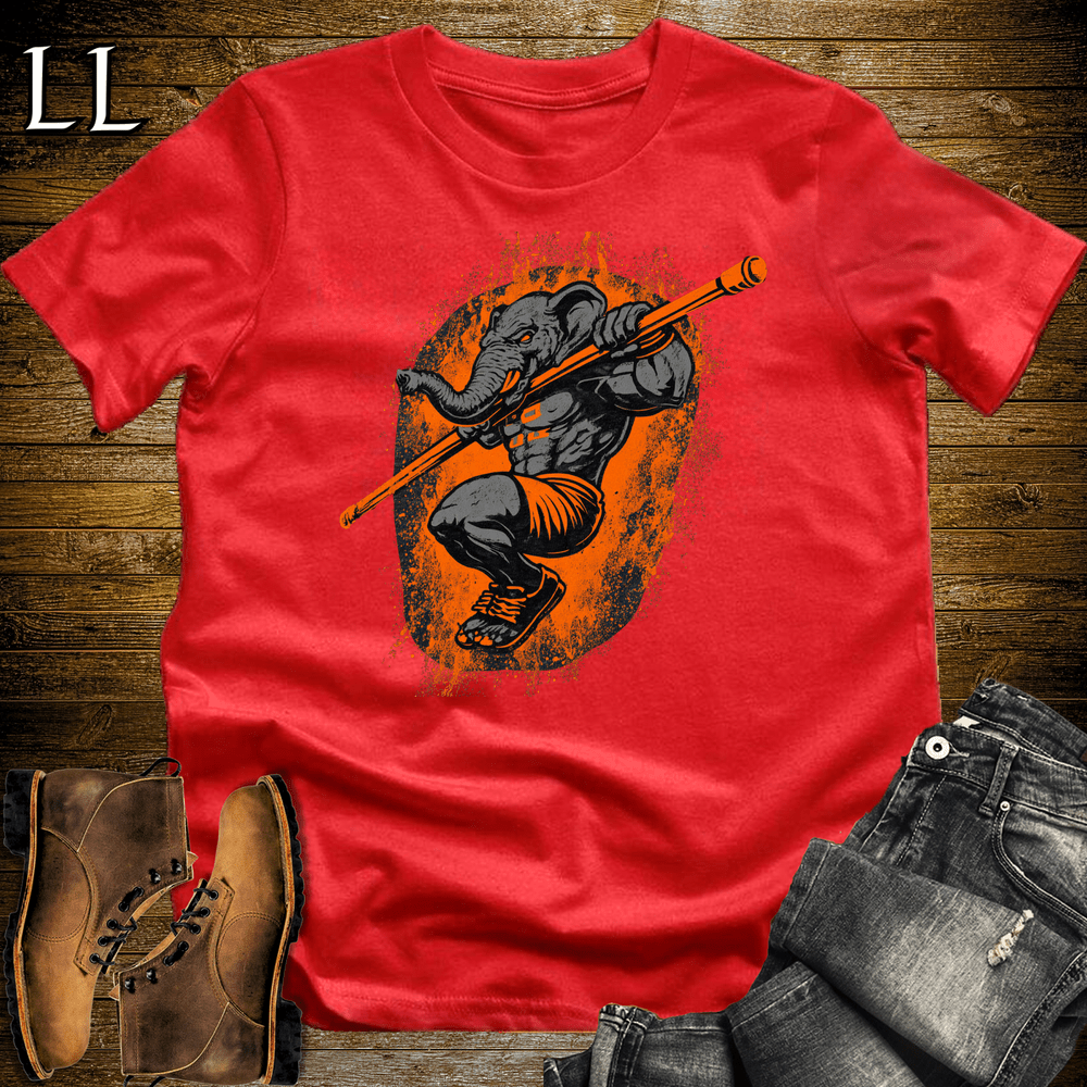 Gym Beast Pullup Orange Elephant - Red - LegacyLayers