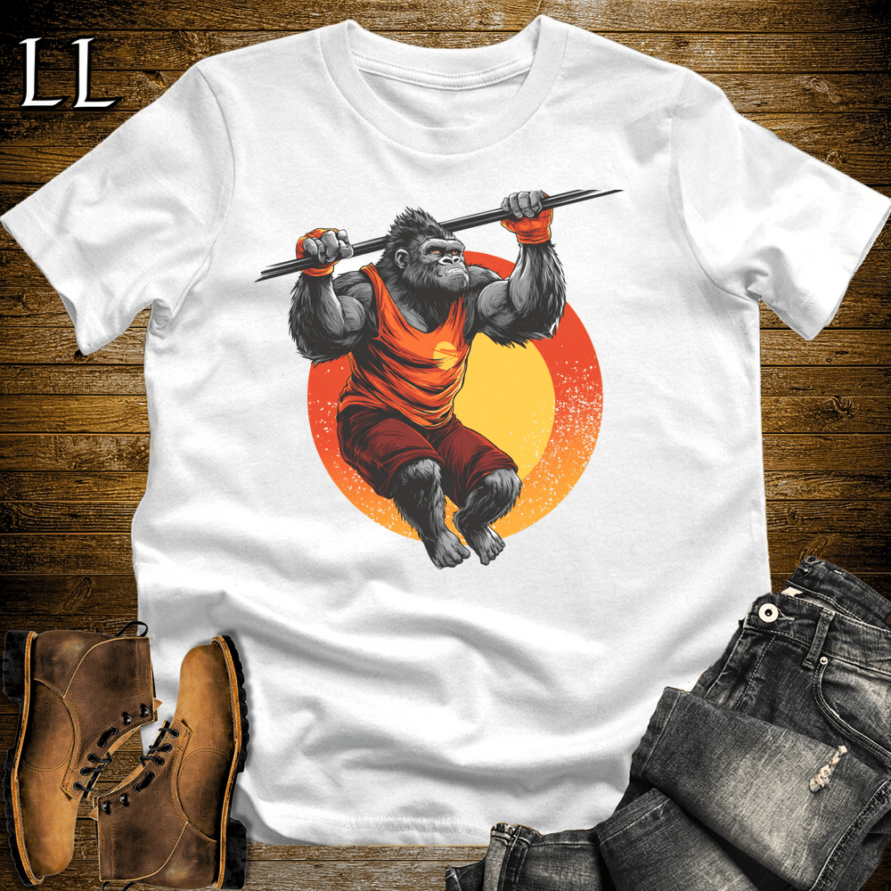 Gym Beast Pullup Orange Gorilla White | Pullup Orange Gorilla