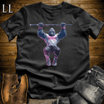 Gym Beast Pullup Pink Gorilla Black | Gym Beast Tee
