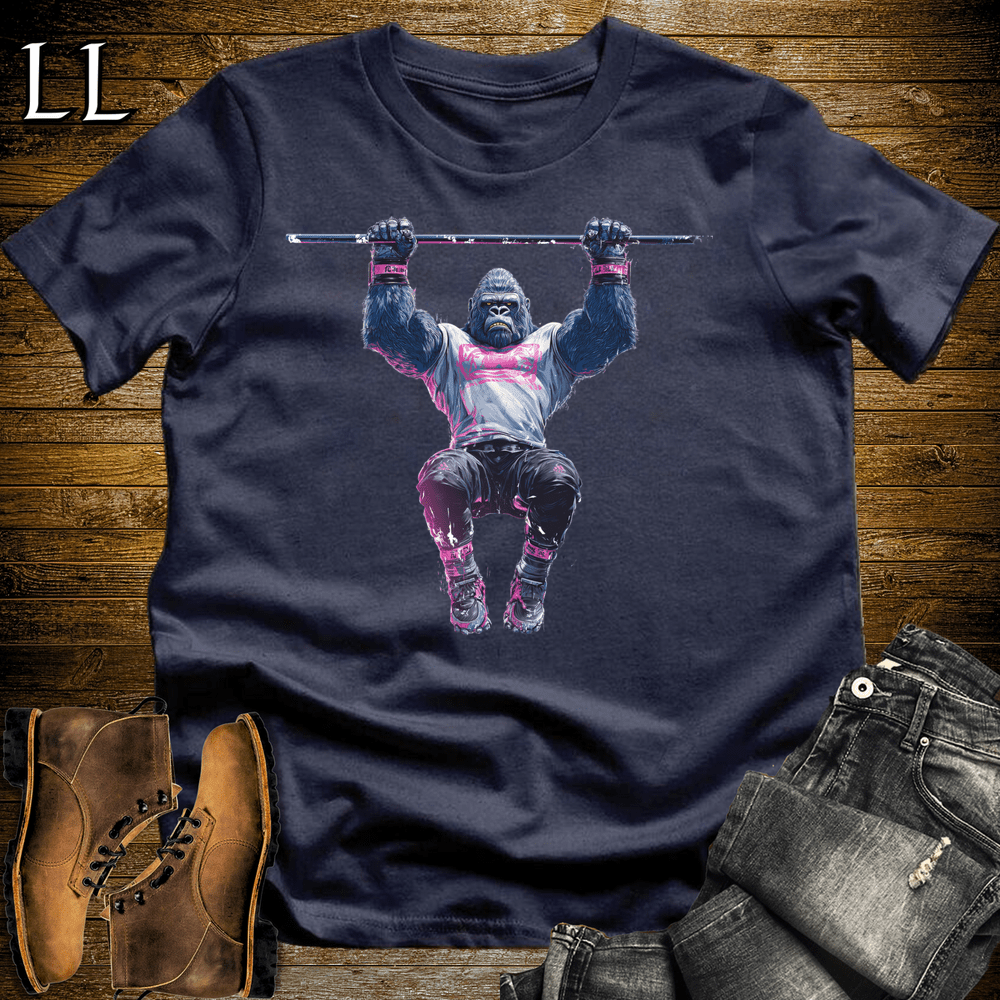 Gym Beast Pullup Pink Gorilla - Navy - LegacyLayers