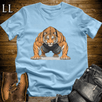 Gym Beast Pushup Bengal Tiger Light Blue | Pushup Bengal Tiger Gym Beast Tee