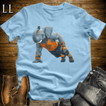Gym Beast Pushup Orange Elephant Light Blue | Pushup Orange Elephant