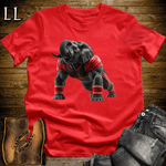 Gym Beast Pushup Red Elephant Red | Gym Strength Tee