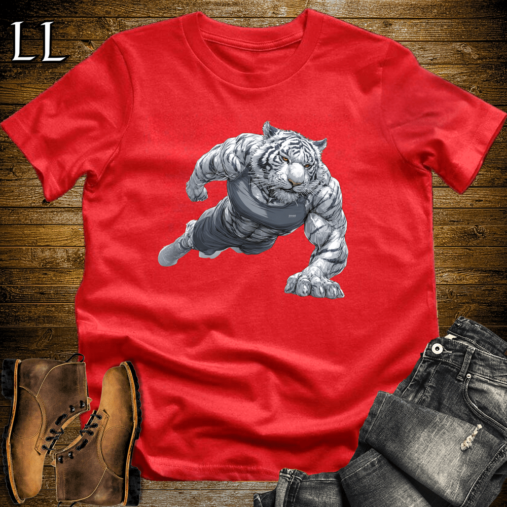 Gym Beast Pushup Siberian Tiger - Red - LegacyLayers