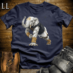 Gym Beast White Elephant Pushup Navy | Upper Body Tee