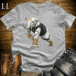 Gym Beast White Elephant Pushup Sport Grey | Upper Body Tee