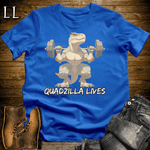Gym Beast Quadzilla Lives Royal | Leg Day Shirt