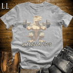 Gym Beast Quadzilla Lives Sport Grey | Leg Day Shirt