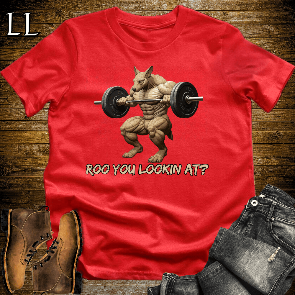 Gym Beast Roo You Looking At - Red - LegacyLayers