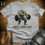 Gym Beast Shell Yeah I Lift Sport Grey | Funny Gym Quote Tee