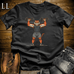 Gym Beast Shoulder Press Bengal Tiger Black | Tiger Gym Shirt