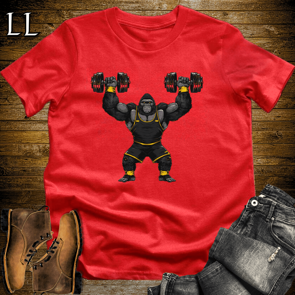 Gym Beast Shoulder Press Black Gorilla - Red - LegacyLayers