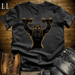 Gym Beast Black Tiger Black | Shoulder Press Tee