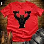 Gym Beast Black Tiger Red | Shoulder Press Tee