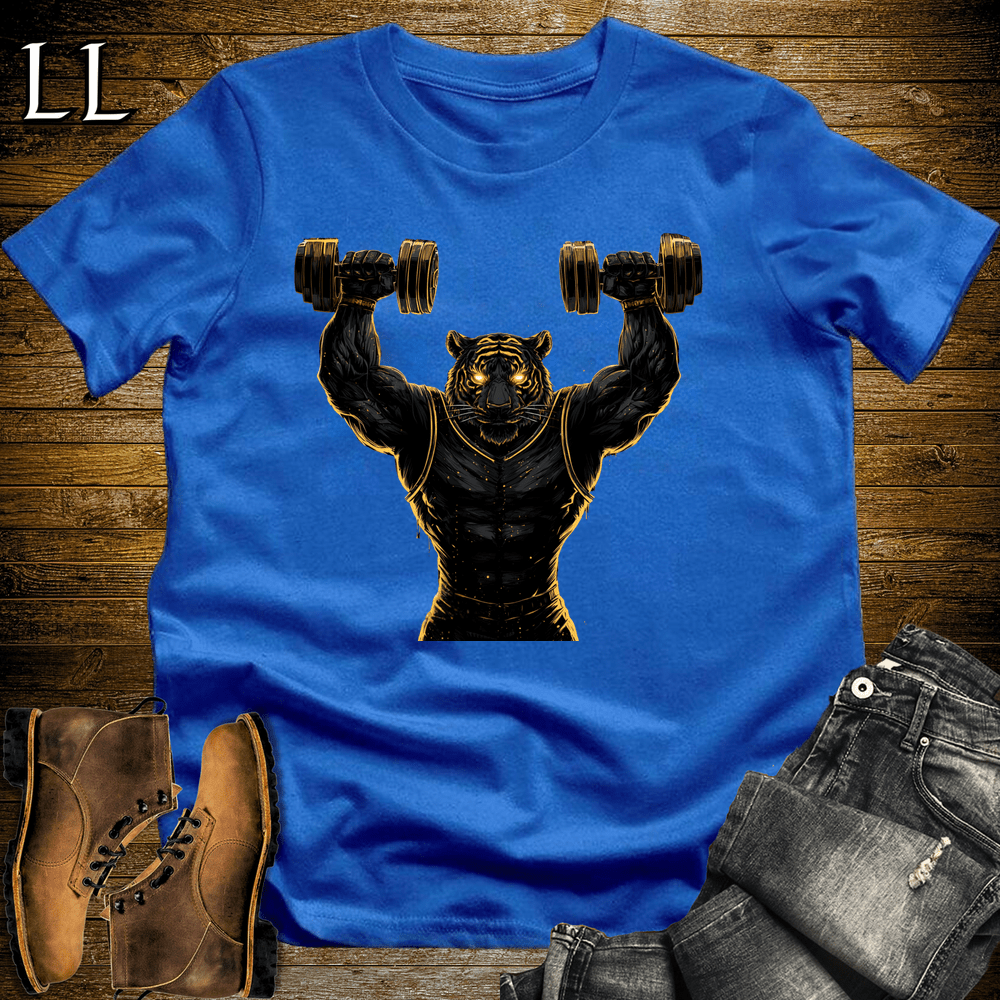 Gym Beast Shoulder Press Black Tiger - Royal - LegacyLayers