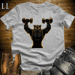 Gym Beast Black Tiger Sport Grey | Shoulder Press Tee