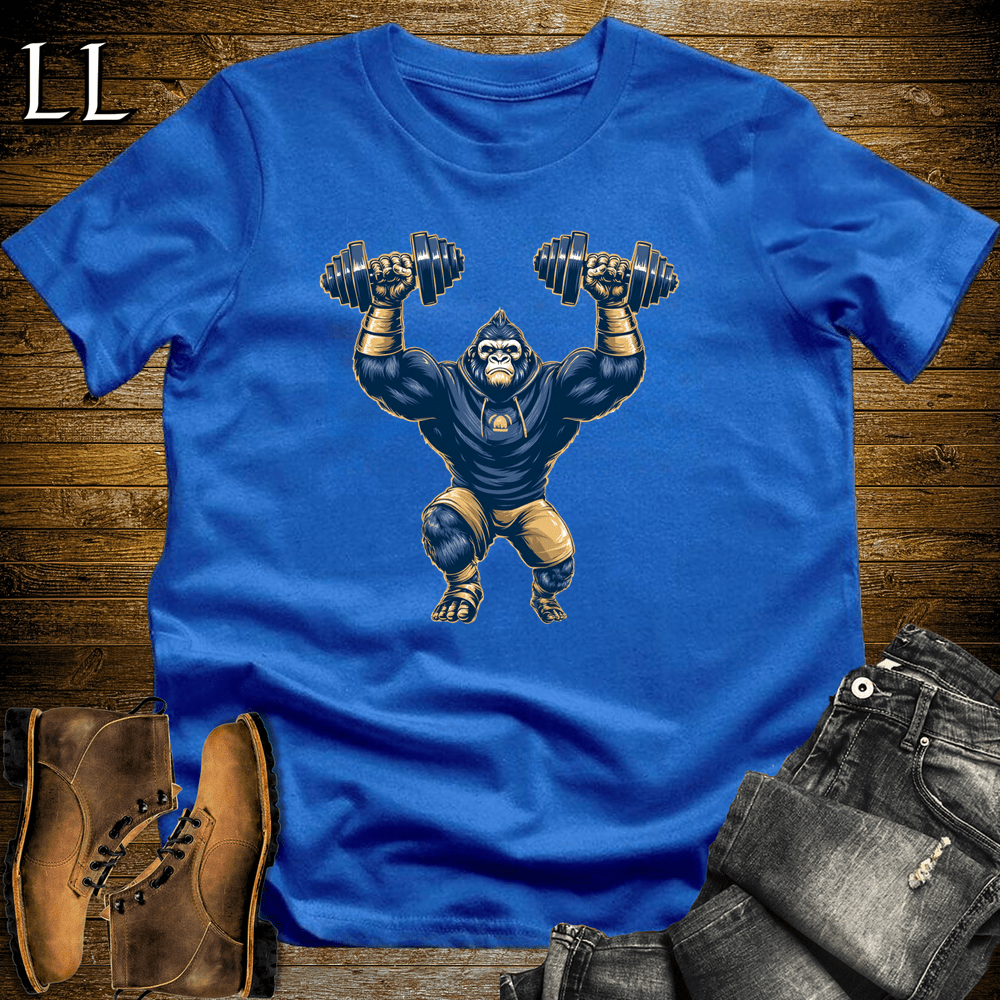 Gym Beast Shoulder Press Navy Gorilla - Royal - LegacyLayers