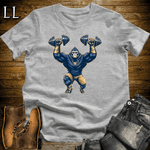 Gym Beast Shoulder Press Navy Gorilla - Sport Grey - LegacyLayers