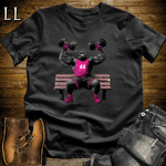 Gym Beast Shoulder Press Pink Gorilla Black | Lift Tee