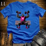 Gym Beast Shoulder Press Pink Gorilla Royal | Lift Tee