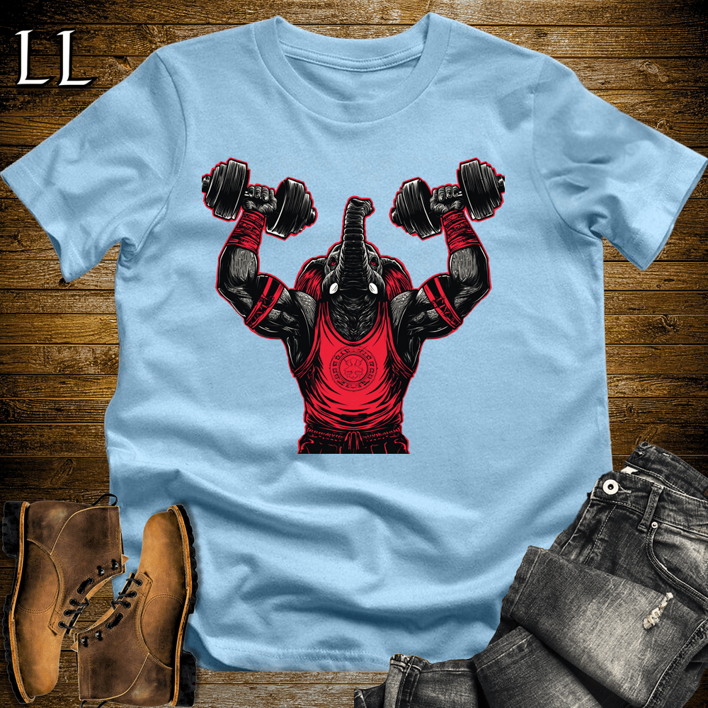 Gym Beast Shoulder Press Red Elephant - Light Blue - LegacyLayers