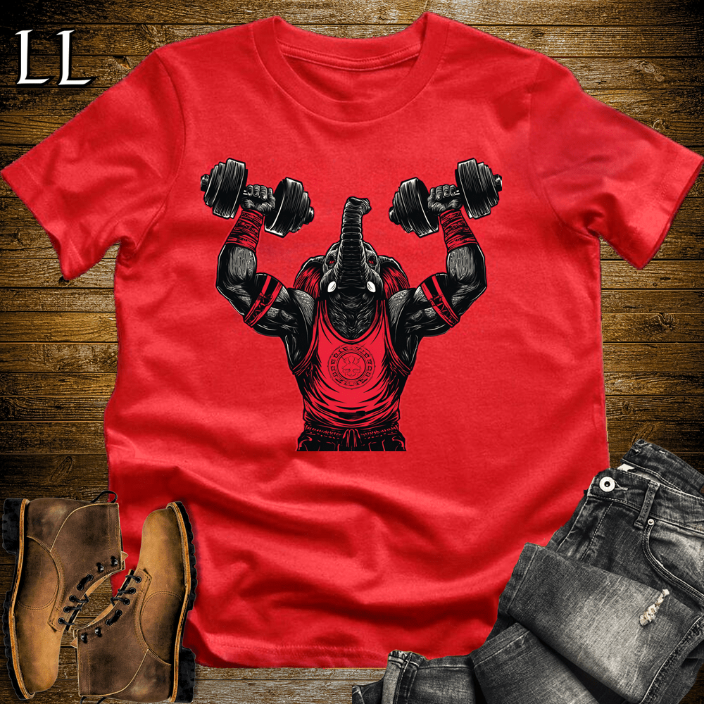 Gym Beast Shoulder Press Red Elephant - Red - LegacyLayers